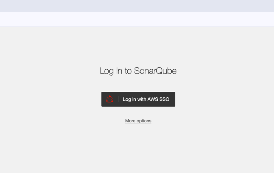 SonarQube Login Page